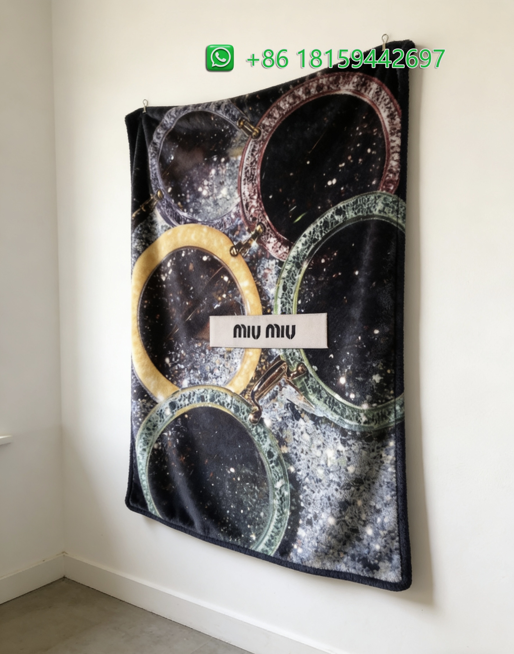 Miumiu Throw Blankets